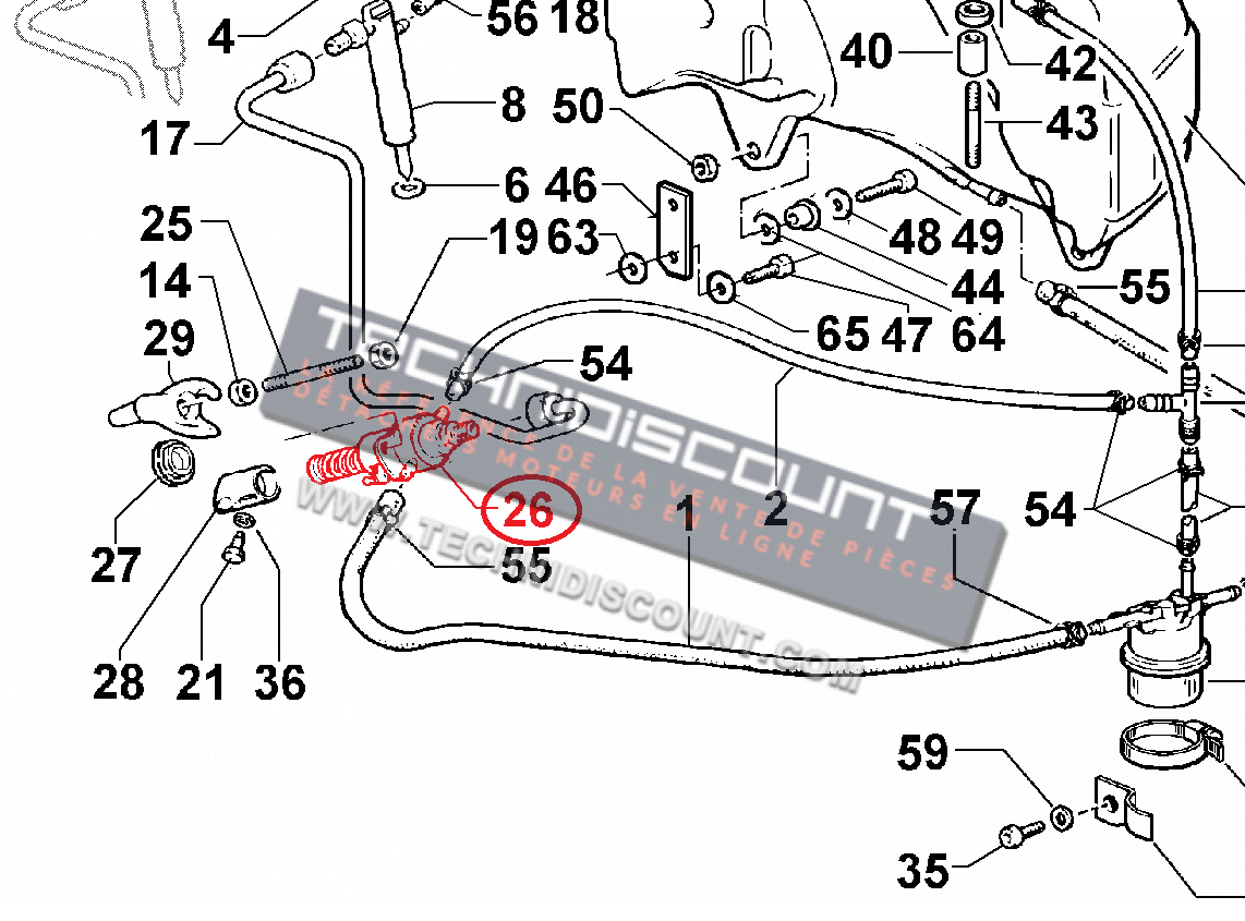 Pompe injection 15LD500 LOMBARDINI RY125 RUGGERINI ED0065904280-S - QLC65