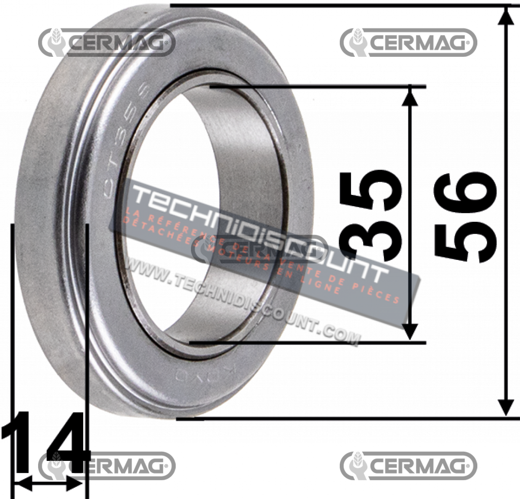 Kit Embrayage BERTOLINI Motocoltivatori 320 (Mecanisme 15331 OEM 81.9117.00 + Disque Embrayage 15035 OEM 81.9119.00 + Fourchette 15061 OEM 81.9127.00 + Roulement 15054 + Butée 15046)