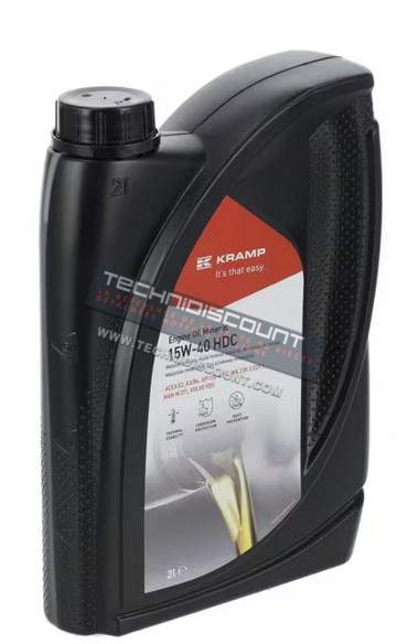 10711002WEKR Huile moteur minérale 15W-40 HDC 2L - OEM MB 228.1 MB 229.1 CAT TO-2 VW 505 00 Allison C4
