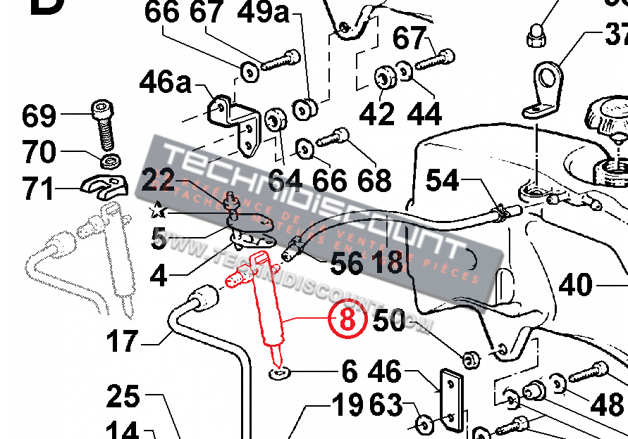 Porte-Injecteur 644R084 LOMBARDINI 15LD500 / RUGGERINI RY100 RY101 RY125 / KOHLER KD500