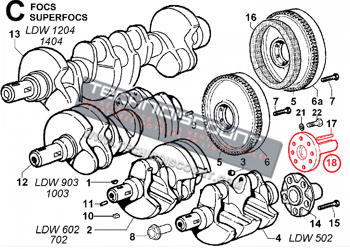 Prolongement arbre cylindrique 1" LOMBARDINI 1111127 KOHLER ED0011111270-S Moteur LDW602 LDW702 KDW702 LDW903 LDW1003 KDW1004 LDW1204 LDW1404 KDW1404