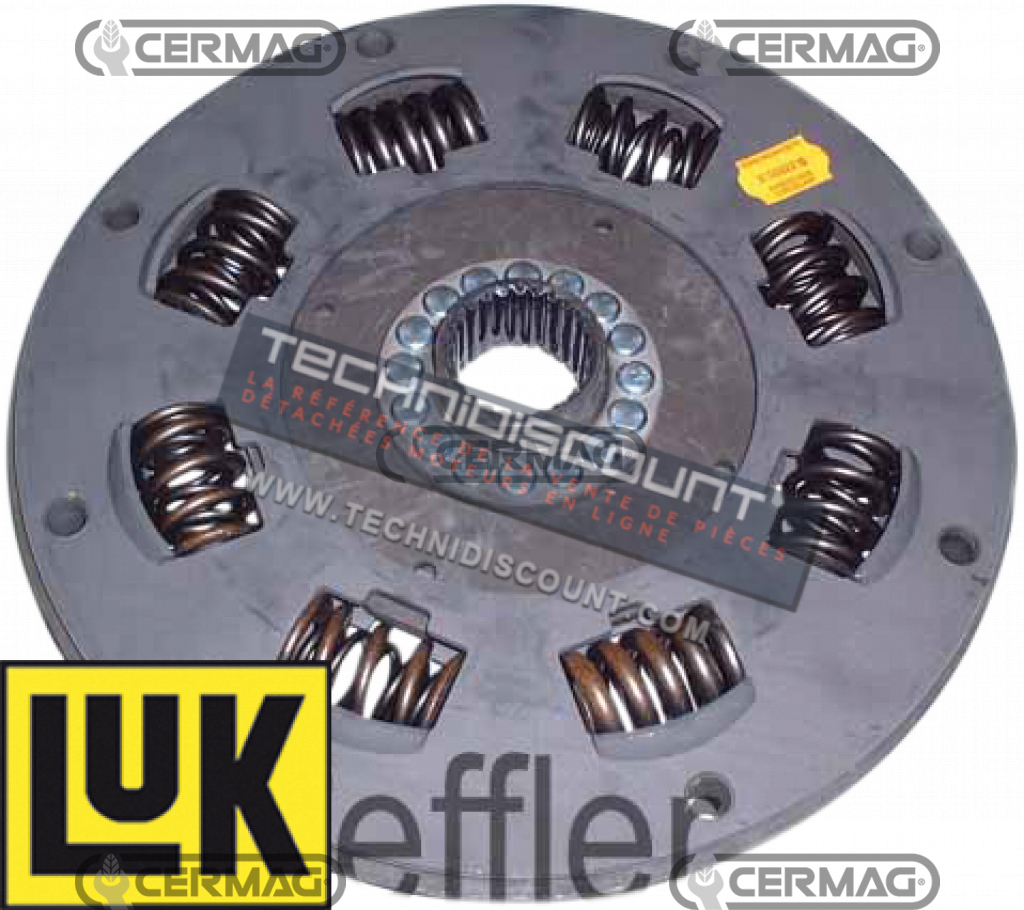 Damper MASSEY FERGUSON 3792448H2 370002310 / Ø294 Z.26 39x42,50mm  MASSEY FERGUSON 5425 5435 5445 5455 5460 6235 6245 6255 6265 6445 6455 6460 6470