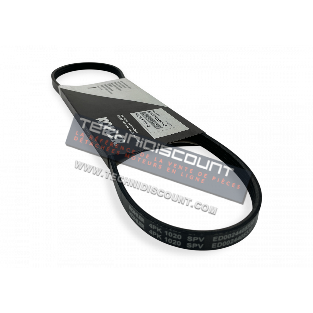 Courroie d'alternateur KOHLER KSD1403 - KOHLER ED0024405330-S KOHLER 4PK 1020 SPV - 4PK1020SPV ED0024405330