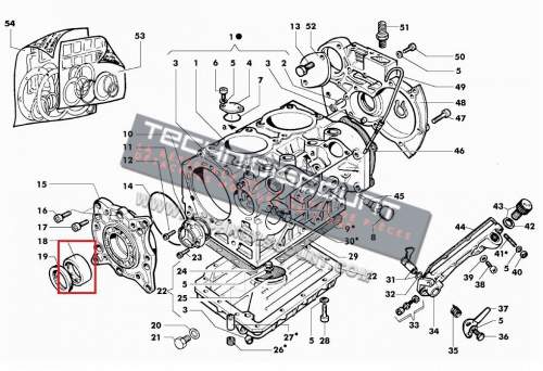 Coussinet ligne MD150 MD170 MD190 MD85.0 MD85.1 MD95.0 MD95.1 RUGGERINI 25LD330-2 LOMBARDINI (Coté volant / Coté distribution) 310R077 / FIN077MB_STD