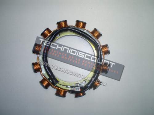 Stator FOCS LDW502 LDW602 LDW702 LDW903 LDW1003 LDW1204 LDW1404 15LD225 15LD315 15LD350 LGW523 LGW627 LOMBARDINI 8565080 (20A 12V 2 fils jaune - SAPRISA 5247 - LOMBARDINI 8565121 ED0085651210-S Ex. 8565080 - 8565107