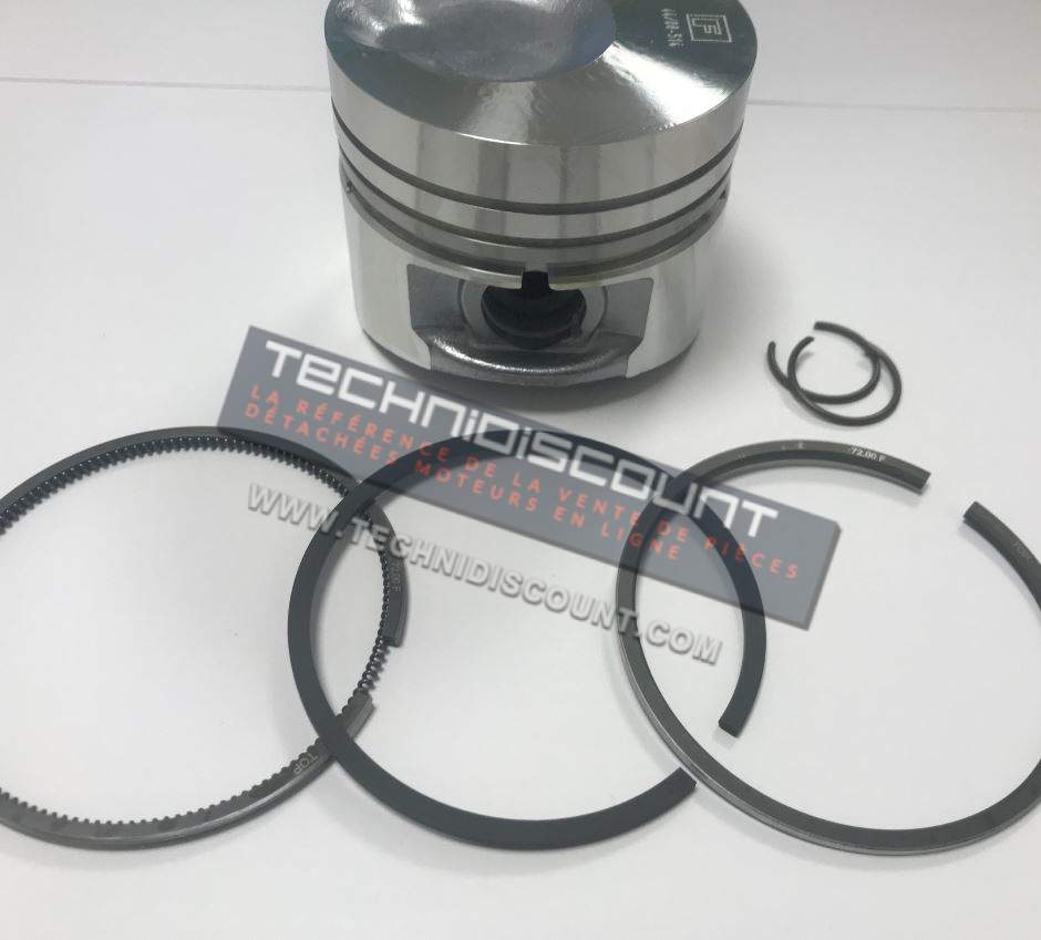 Piston complet ldw602 ldw903 ldw1204 ldw1204/p focs lombardini deutz f2m1008 f3m1008 f4m1008 / ø72mm FIN180PC00 equivalent LOMBARDINI KOHLER ed0065009950-s