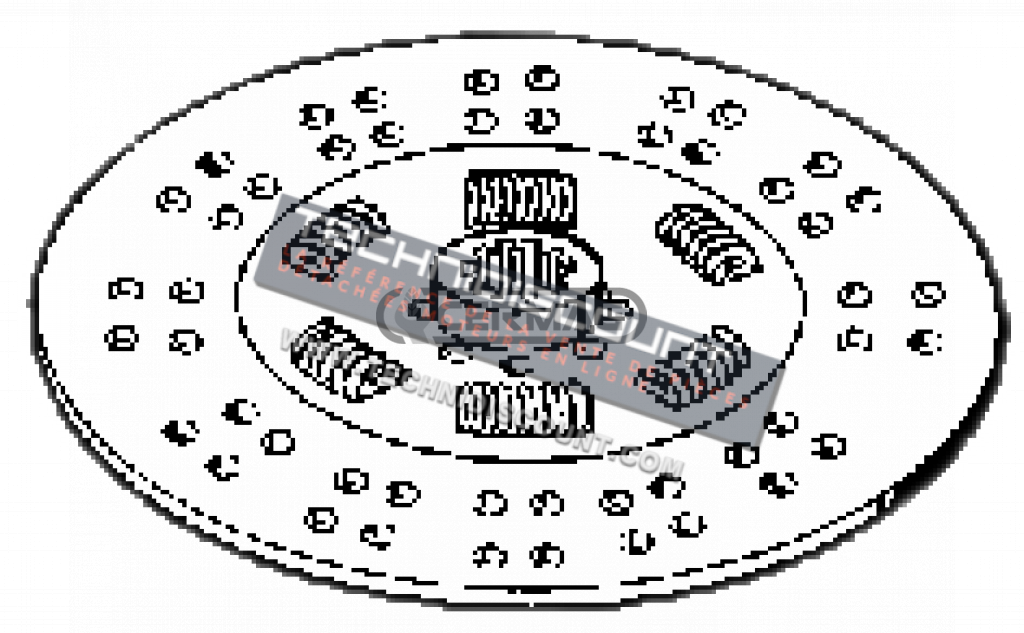 Disque Embrayage 15312 OEM BCS 599.25837 / 59925837 BCS MATRA 101 - CARRARO ANTONIO OEM 5.108.516 / 5108516 TIGRE RS ; TIGROTTO RS ; TIGRE TRANSPORTER ; TIGROTTO TRANSPORTER