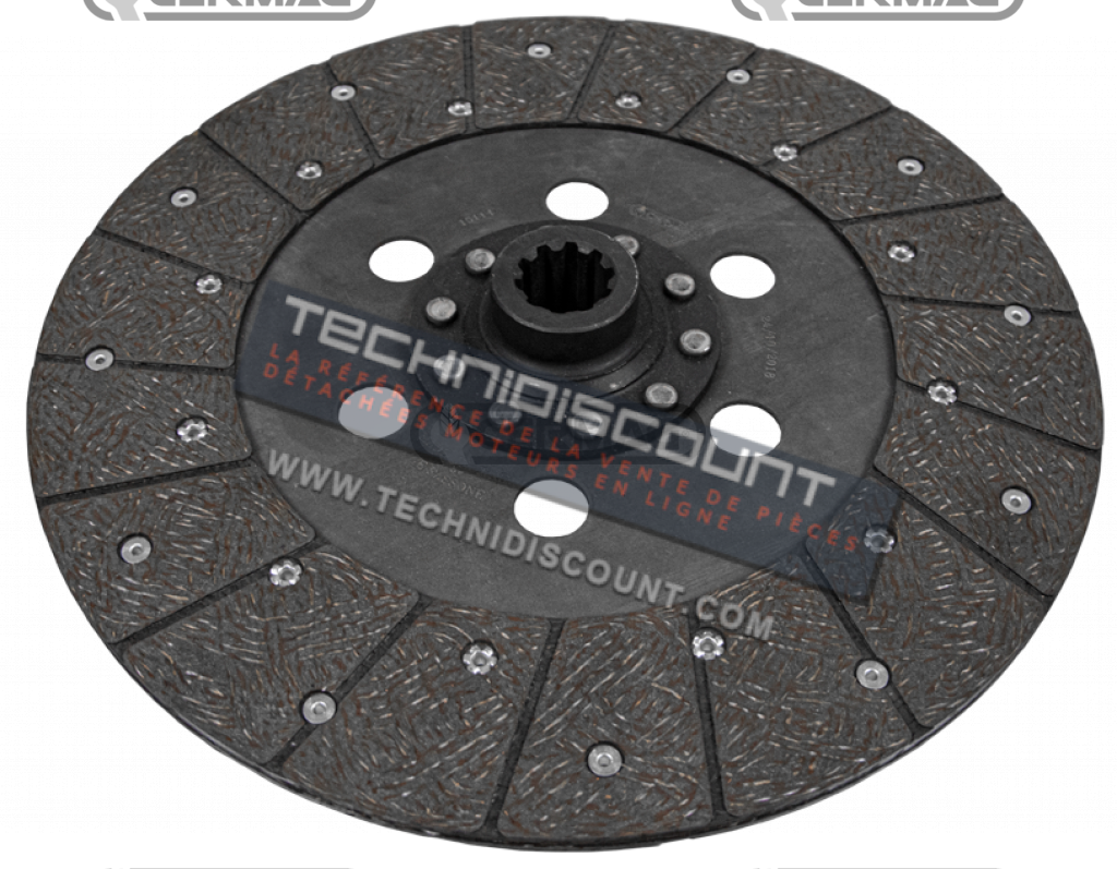 Disque embrayage 15114 OEM  5114522 5160434 FIAT Série 90 : 100-90 ; 110-90 ; 90-90 - SERIE 80 : 880-5 ; 880-5 DT ; 980 ; 980 DT / Modèle Ø310mm Z.10 Ø28x24