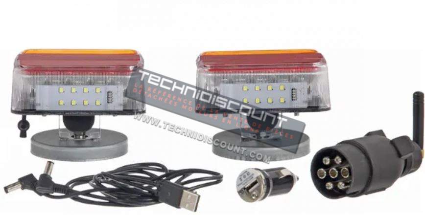 Kit feux arriere sans fil LED KRAMP LA60025