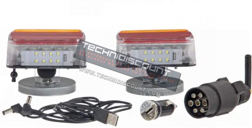 Kit feux arriere sans fil LED KRAMP LA60025