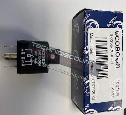 Relai COBO 18.0244.000 12V / 40A - CERMAG 36940 OEM 06350853 -COBO 18-0232-0000 / 1802320000 / 18-0232-0000-01