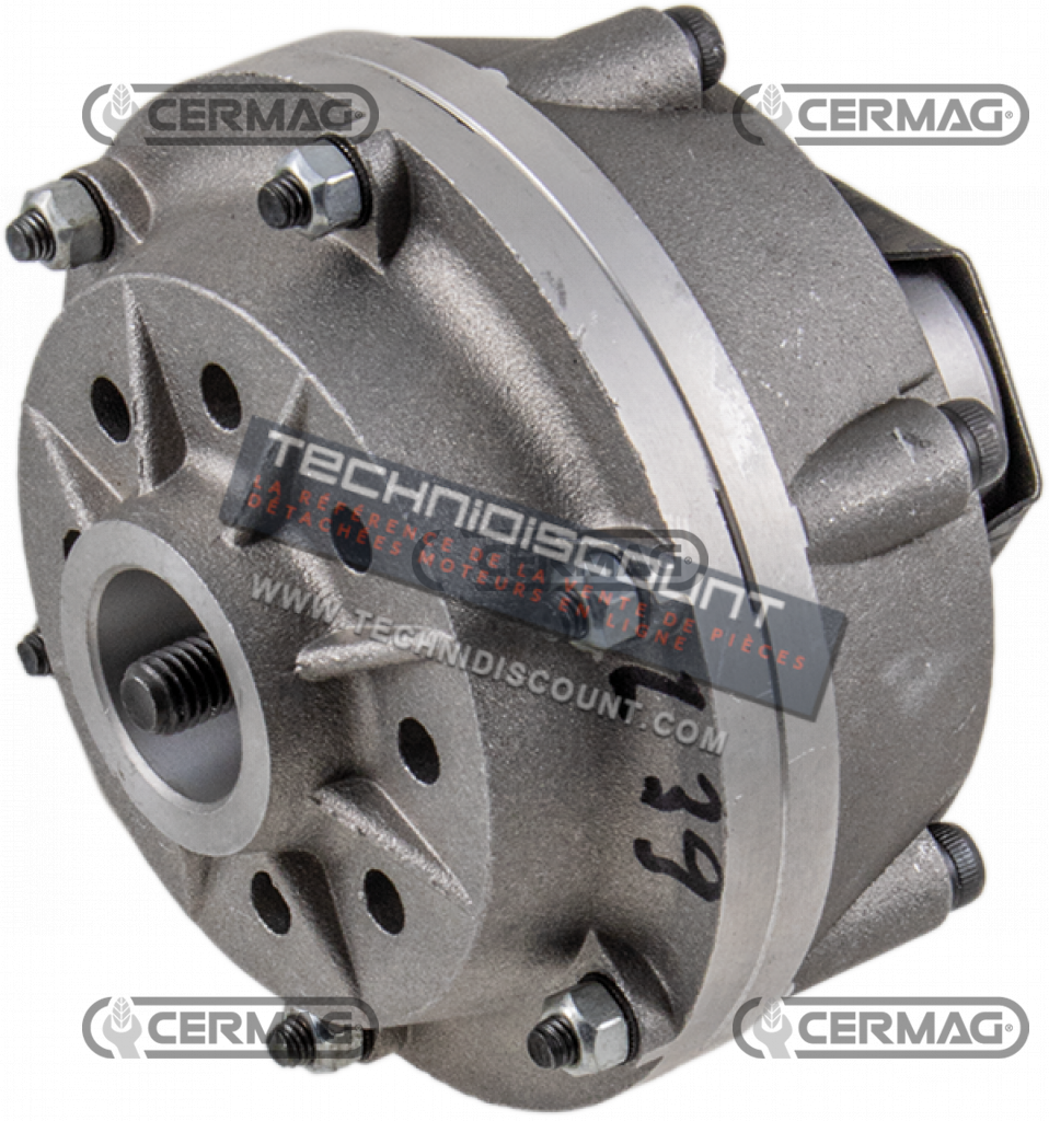 Embrayage BERTOLINI Motocoltivatore serie 406 (moteur ACME ALN330) Ø103x87mm arbre Ø22,50 Z.8 15x12 (CERMAG 15632)