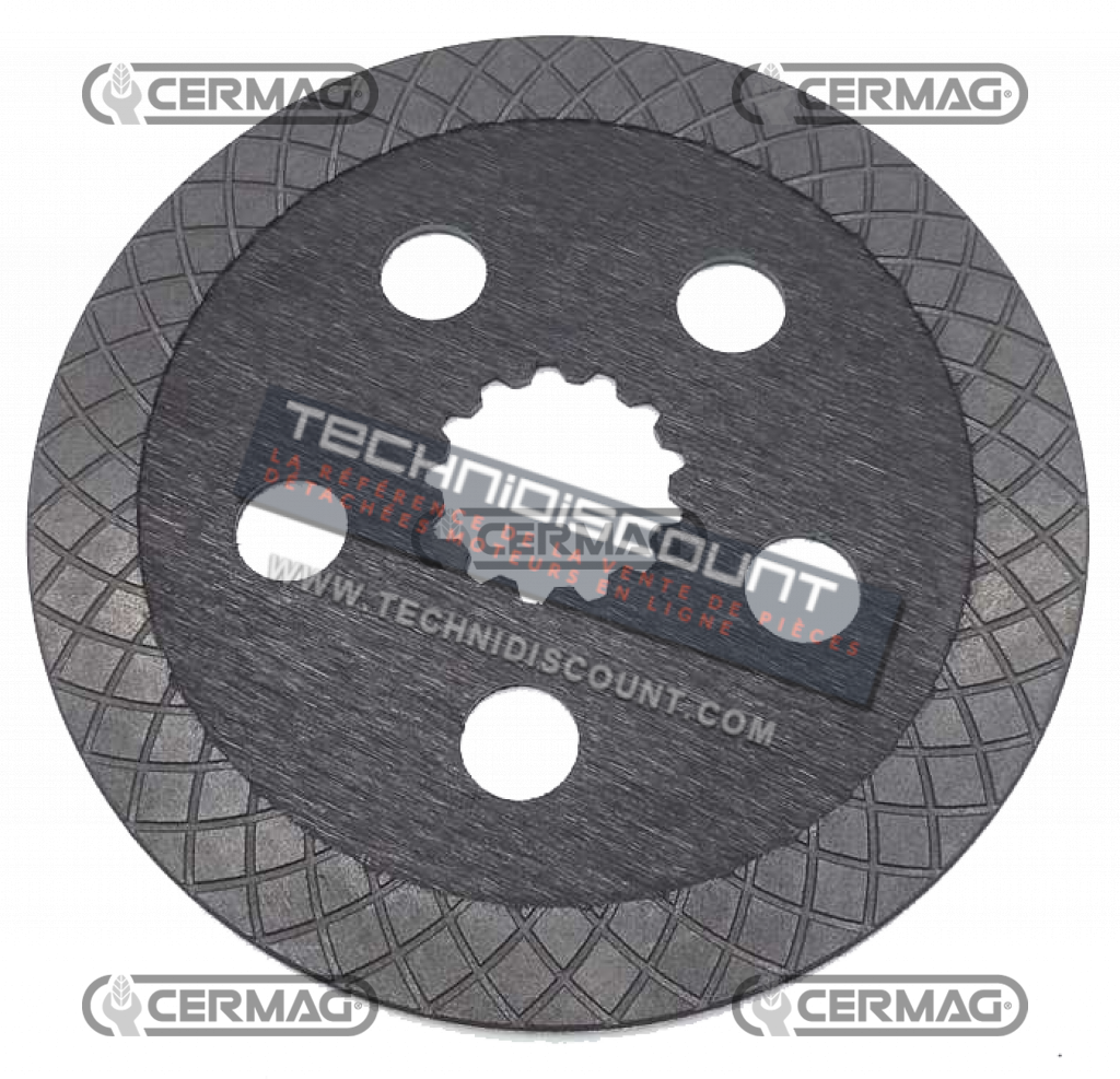 Disque de frein fritté avant 178x38x5.2 13 cannelures - OEM 0.194.5464.2 LAMBORGHINI DEUTZ FAHR SAME HURLIMANN