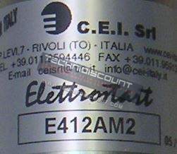 Electrostart 12V CEI E412AM2 - Elettrostart 12V E412AM2 C.E.I Srl