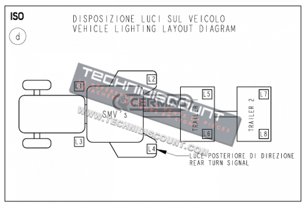 Centrale clignotante avec diagnostic pour CNH - ISO COBO 19.0105.000 / OEM 51664349 / 1901050000 / 19-0105-0000