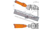 Commodo FIAT NEW HOLLAND 82034516 serie T6000 TM TM7000 TSA/DELTA  CERMAG 36747 Ex. 916912