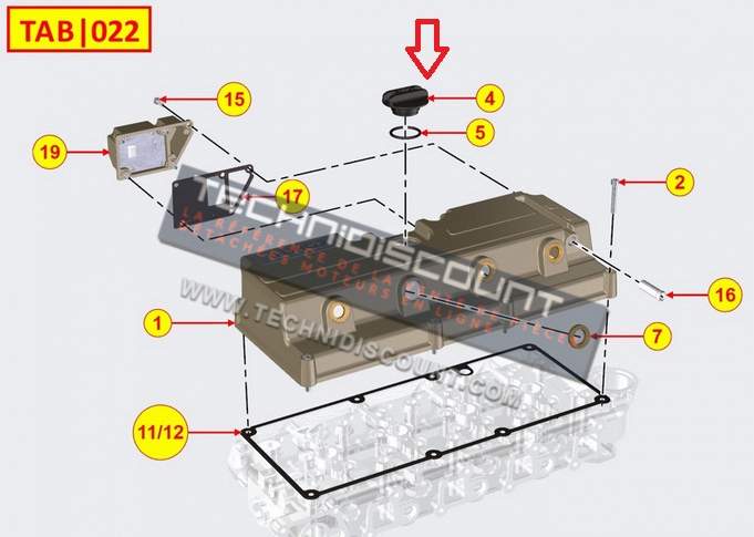 BOUCHON REMPLISSAGE KOHLER KDI2504TCR / KDI1903M / KDI1903TCR / KDI-TCA 1903 / KDI 2504M KOHLER ED0090321350-S