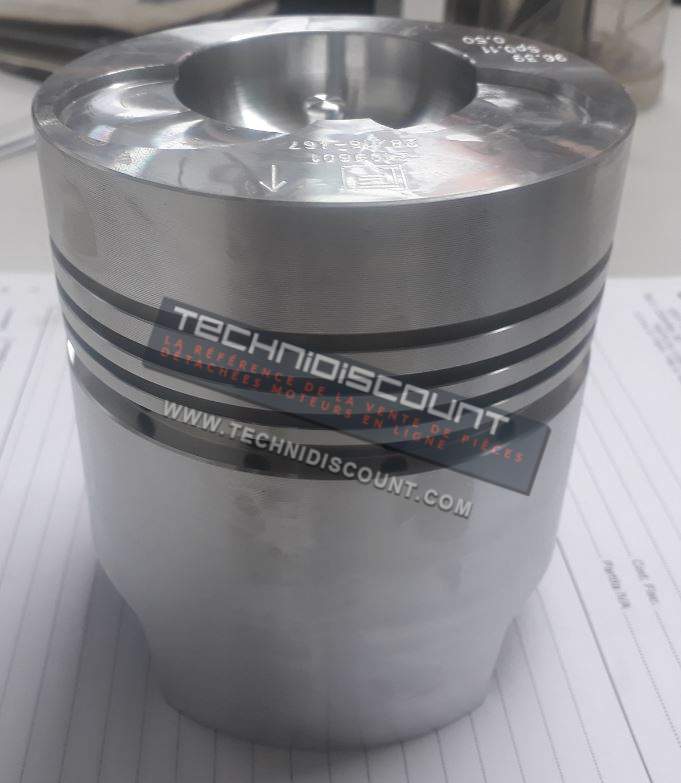 Piston complet DVA1500 SLANZI (Alesage Ø96.00mm 6500615 / FIN685PC00 ou Ø96.50mm 6500616 / FIN685PC05)