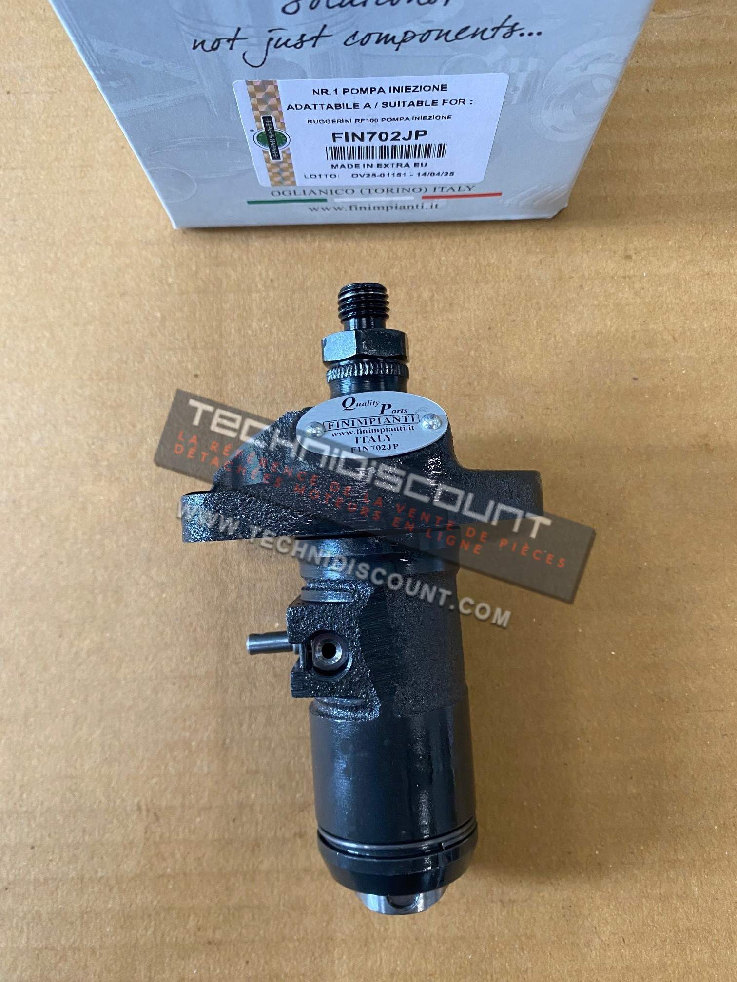 Pompe Injection RUGGERINI CRD100 ;  CRD951 - P101 - RP170 -  RF100 ; RF120 ; RF121 ; RF130 ; RF140 ; RF148 - FINIMPIANTI FIN702JP Equivalent ED00656R0030-S - 656.003 Ex. 656.42 ED00656R0420-S - PFR 1K70-7011 - STANADYNE 787011