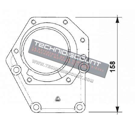 Pompe à eau LOMBARDINI KOHLER ED0065844450-S