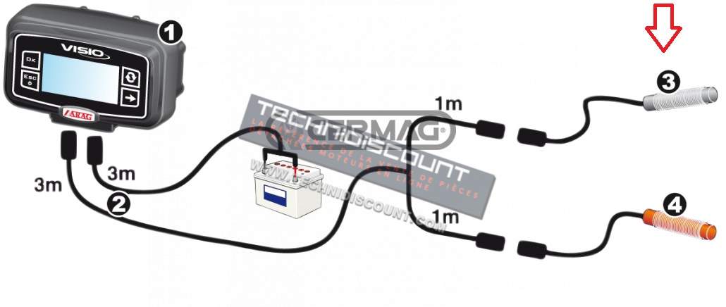 Capteur de pression 0-20 bar ARAG 466113.200 - Capteur de pression ARAG