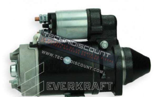 Démarreur SBE1301 equivalent BOSCH 0001362036 / 0001362023 DELCO REMY DRS3305 (12V 2.7Kw 9 dents)