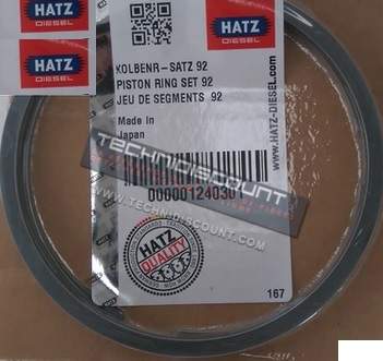 Jeu segments HATZ 2G40 HATZ 01240301 / HATZ 000001240301 - SEGMENTS Ø92mm 2mm 2mm 3,50mm