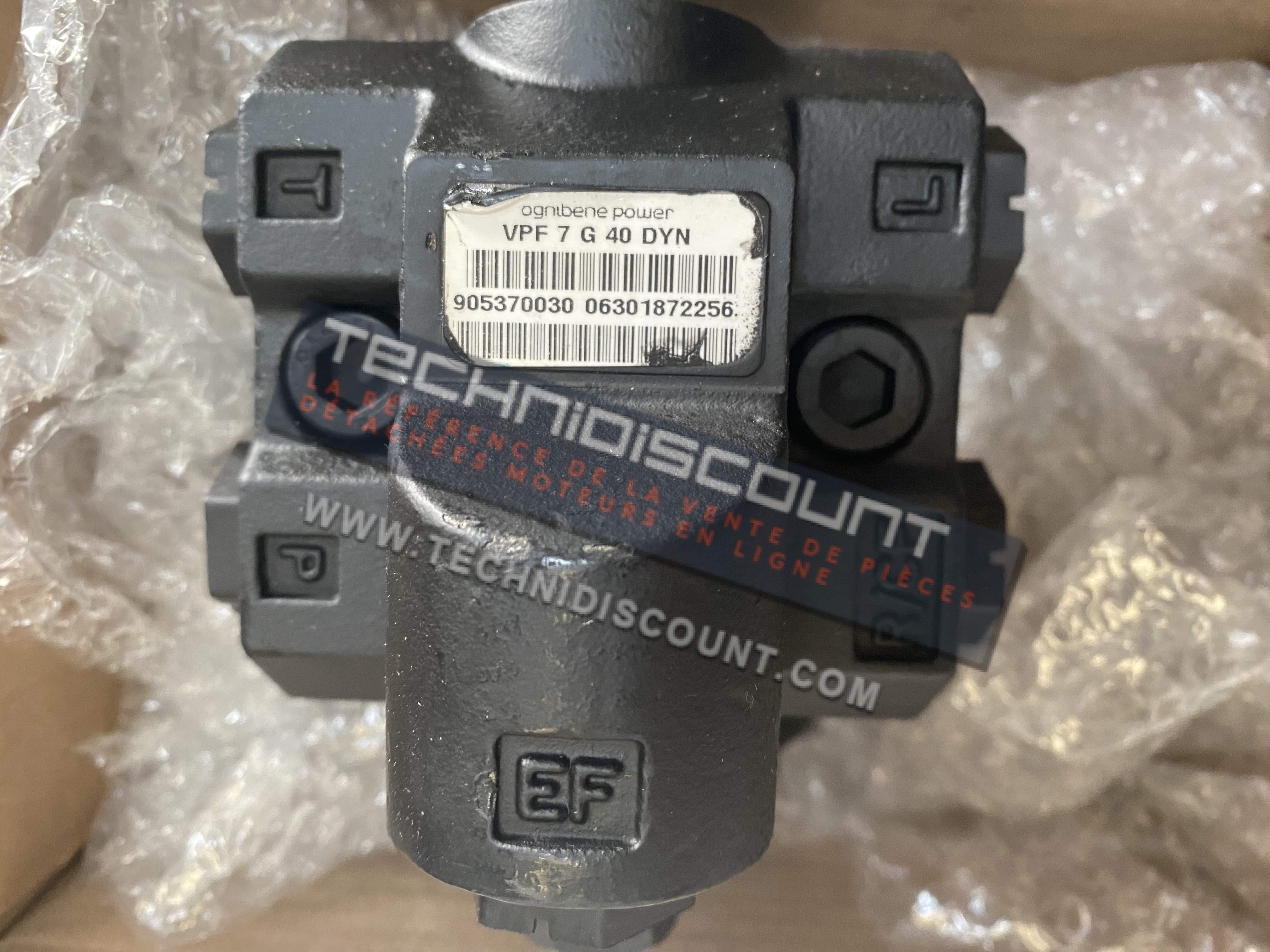 Orbitrol de direction hydraulique type LS80G1F -  83256  DANFOSS OSPC 80 LS  Cylindrée : 80cm3/tour  Ognibene Made in Italy STEERING UNIT. 905250030 / STA LS 80 G1 F Ognibene Power  VPF 7 G 40 DYN  905370030