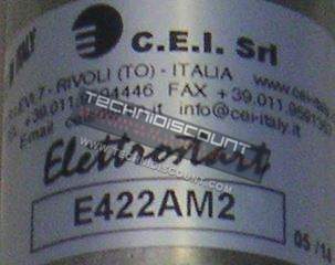 Electrostart 24V CEI E422AM2 - Elettrostart 24V E422AM2 C.E.I Srl