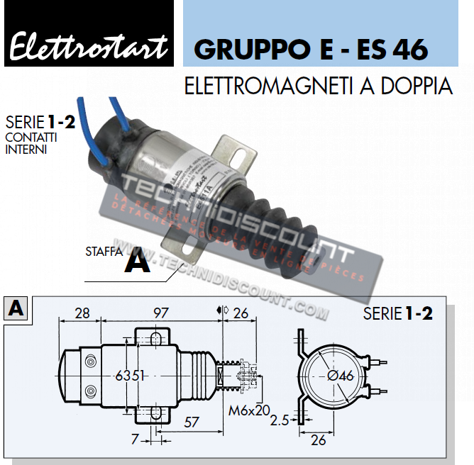 Electro-aimant / Elettrostart CEI E4611A