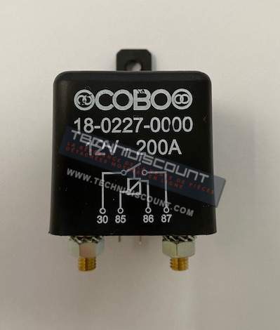 Relai 12V 200A COBO 18-0227-0000 ; 1802270000 ; 18.0227.0000 Remplace COBO AV.18.0010 - OEM P7P48101002