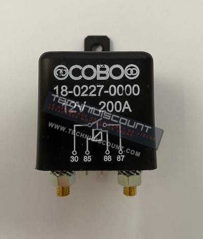 Relai 12V 200A COBO 18-0227-0000 ; 1802270000 ; 18.0227.0000 Remplace COBO AV.18.0010 - OEM P7P48101002