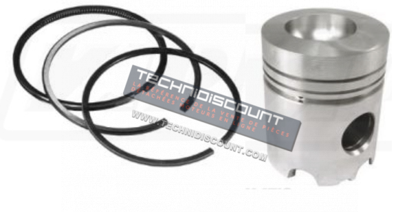 Piston VPB2700 avec segments VPB47100- Equiv. DEUTZ 04231966 + 04156566 moteur DEUTZ F2L912 F3L912 F4L912 F5L912 F6L912