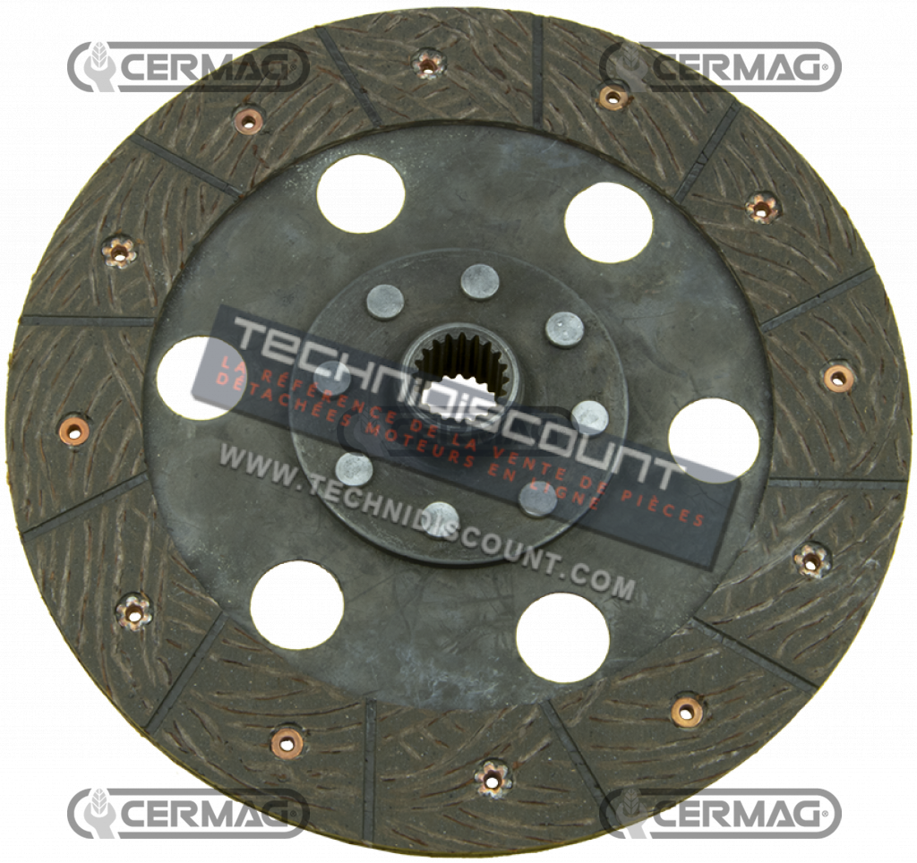 Disque Embrayage GOLDONI OEM 06300049 / CERMAG 16176 - GOLDONI Compact 664 - Star 3000, 3000le, 3060, 3060c