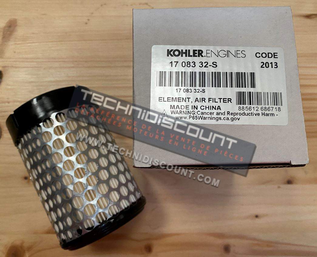 Filtre à Air KOHLER 17 083 32-S CH395 CH440 (Ex. 17 083 21-s et 17 083 03-S)