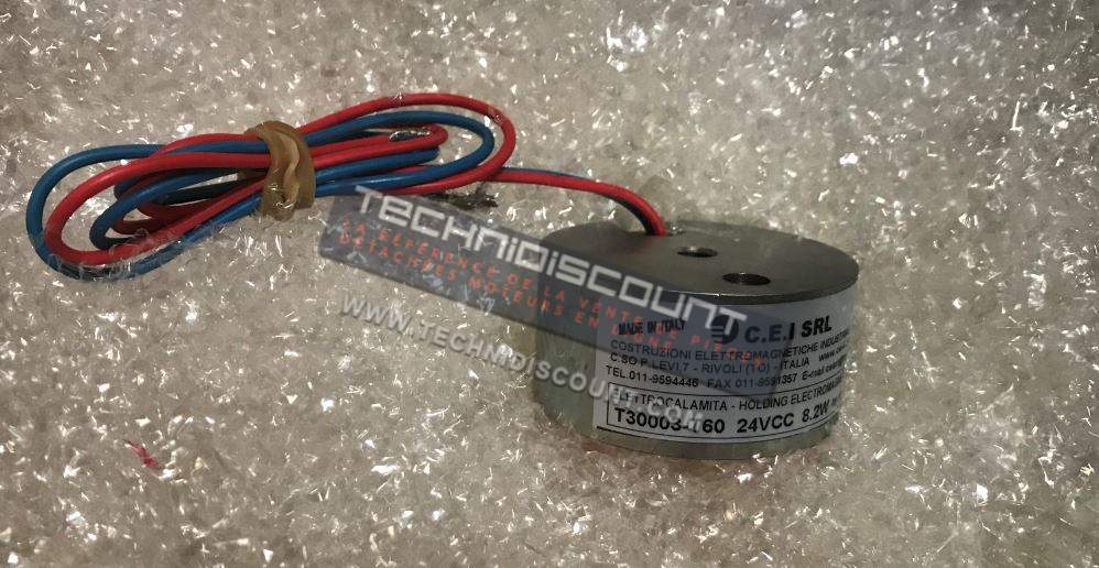 Electroaimant T30003-T60 24VCC 8.2W C.E.I SRL - Elettrocalamita / Holding electromagnets (T60V 24W8.2)