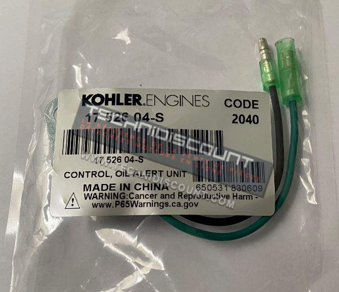 CONTROL, OIL ALERT UNIT KOHLER ENGINES 17 526 04-S