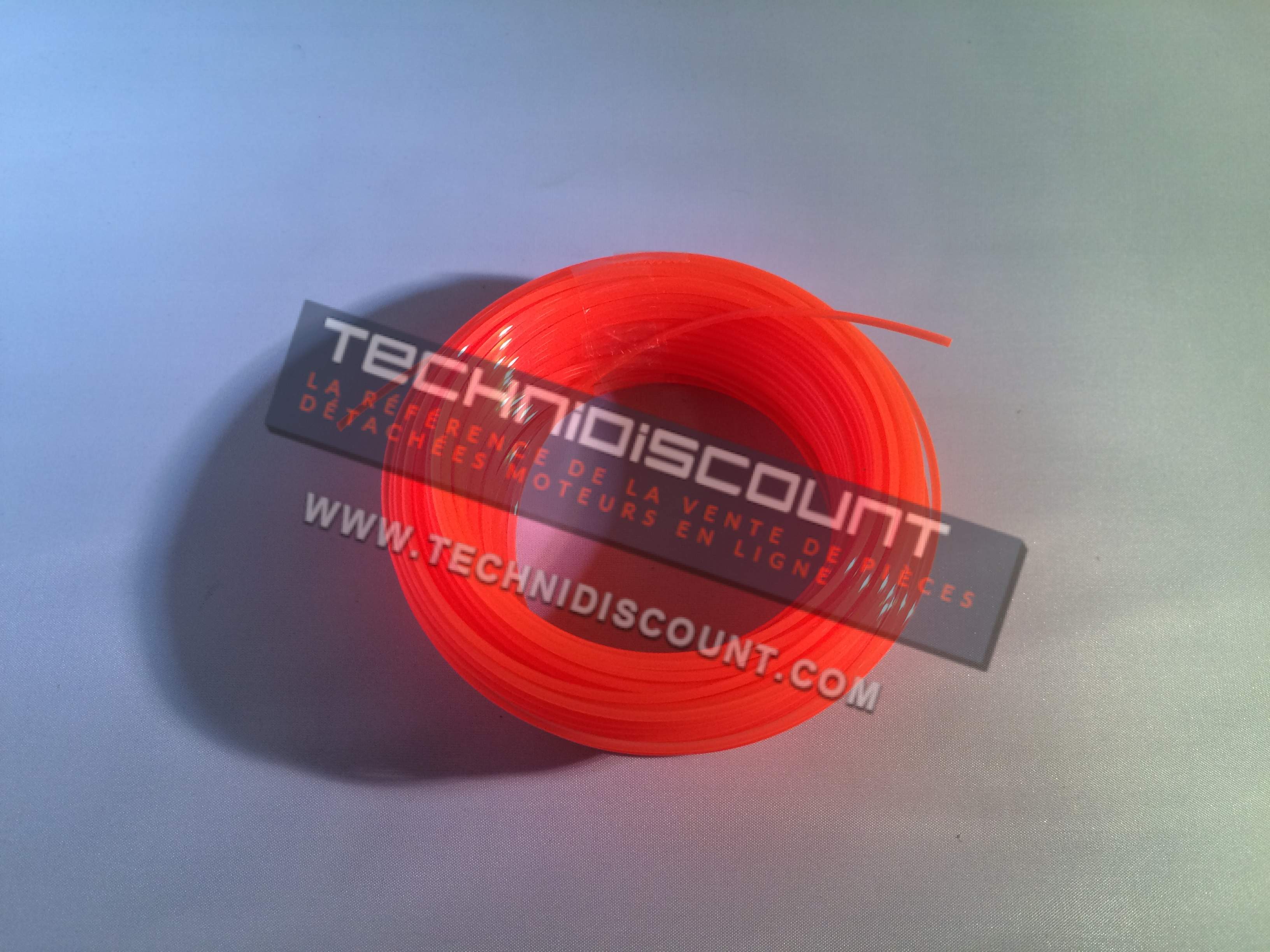 Bobine fil nylon coupe bordure Ø1.6mm - Haute Qualité - 15m (CERMAG 26447)