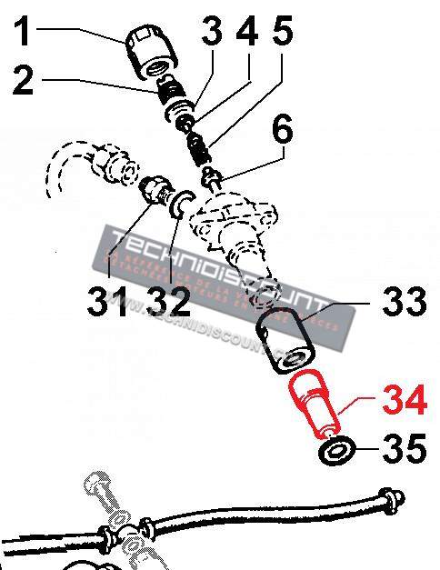 Nez Injecteur 6531010 LOMBARDINI 5LD675-2 5LD675-3  LDA672 LDA673 LDA674 5LD825-2 5LD825-3 832 833 834 LOMBARDINI (ancien modèle) [787692 - NLL 160S 3243 3275/5  - 00433271232]