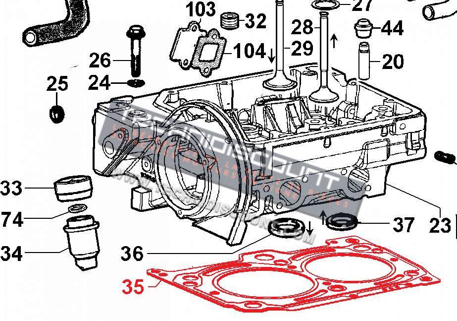 Pompe à essence voiture sans permis Lombardini focs LGW523MPI