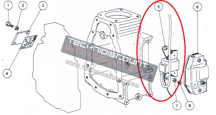 Bobine Allumage LA400 LA490 LOMBARDINI INTERMOTOR 1567208 ED0015672080-S