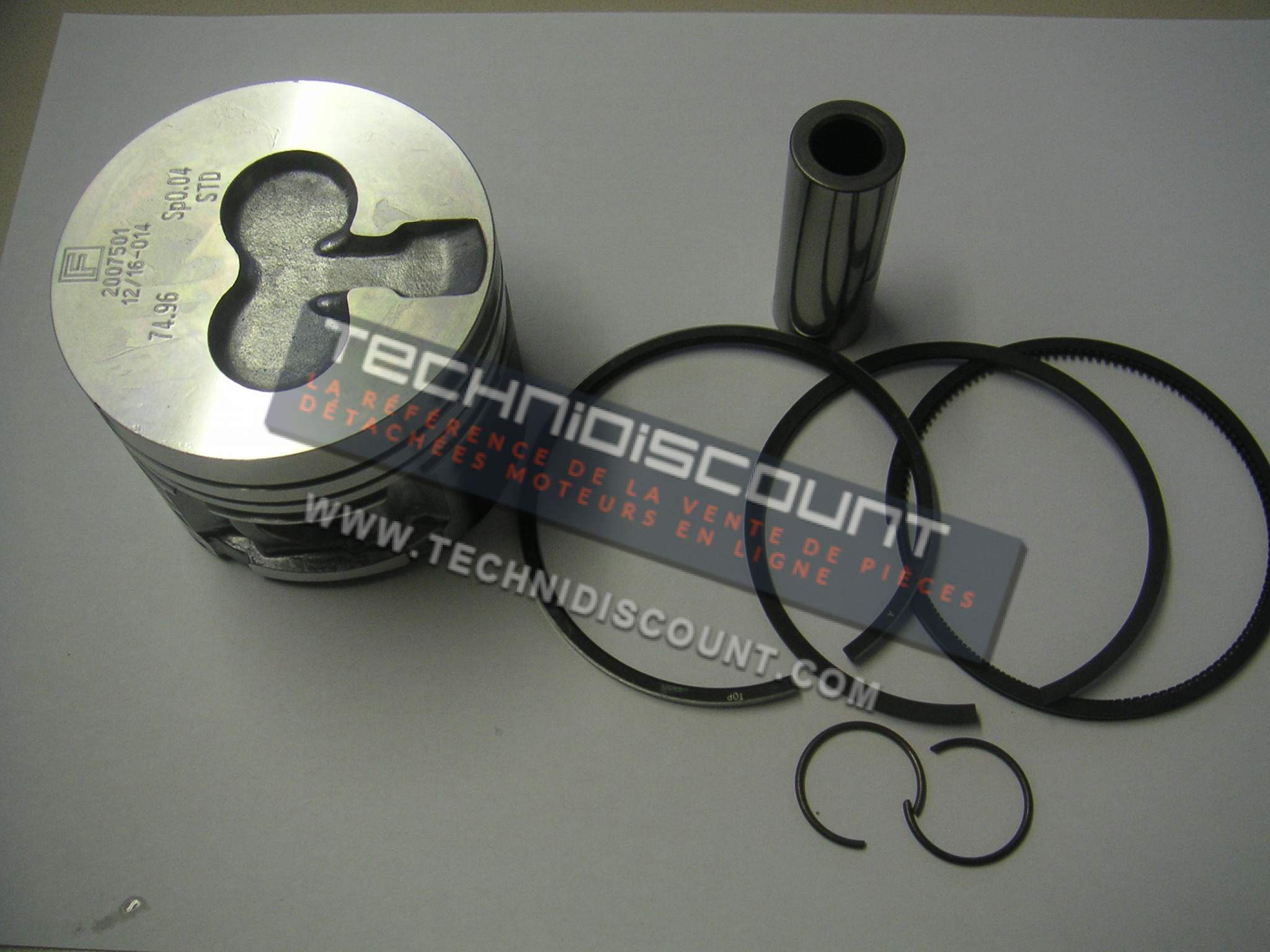 Piston complet LDW702 LDW1003 LDW1404 LOMBARDINI SILEO 1000 SILEO 1400 - FINIMPIANTI FIN028PC00 LOMBARDINI 6501512