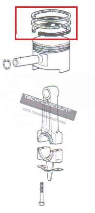 Segments AL290B ALN290B ACME Motori RA27 RUGGERINI (Ø75) A2A033