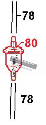 Prefiltre essence transparent - Pour tous moteurs essence (Tuyau Ø6mm) FBN FB1.01545 / FB101545