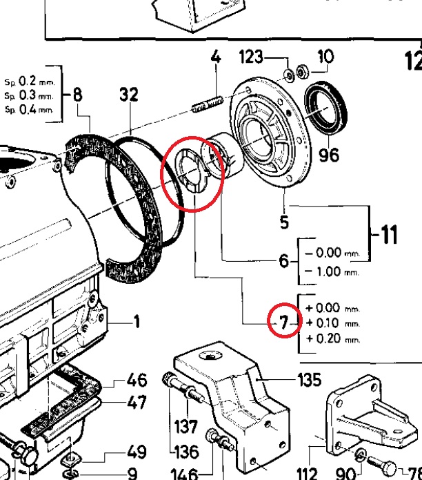 PISTON PISTON RING SET (STD - DIAMETER: 105.00 Mm) : SAME