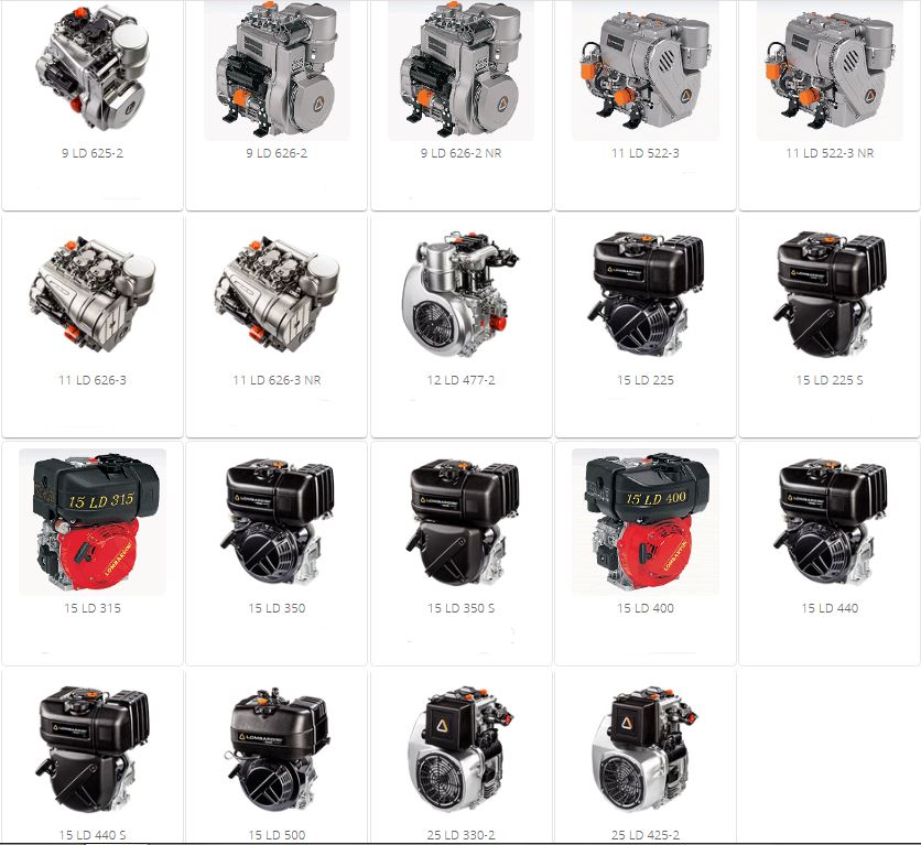 Moteurs lombardini focs ldw702 ldw1003 ldw1404 15ld225 15ld350