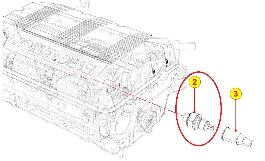 Engine oil pressure warning light switches lombardini chd focs 3ld 5ld
