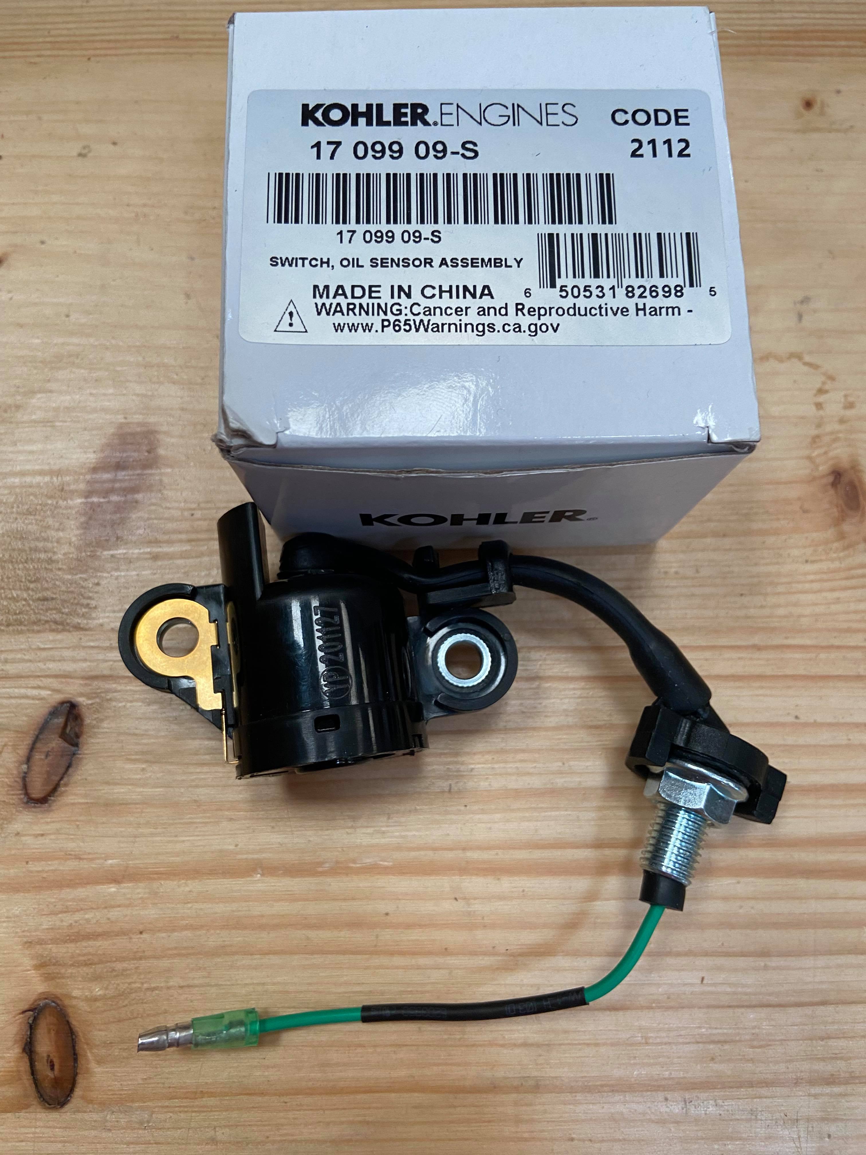 Switch oil sensor assembly kohler ch260 ch270 sh265 17 099 09s