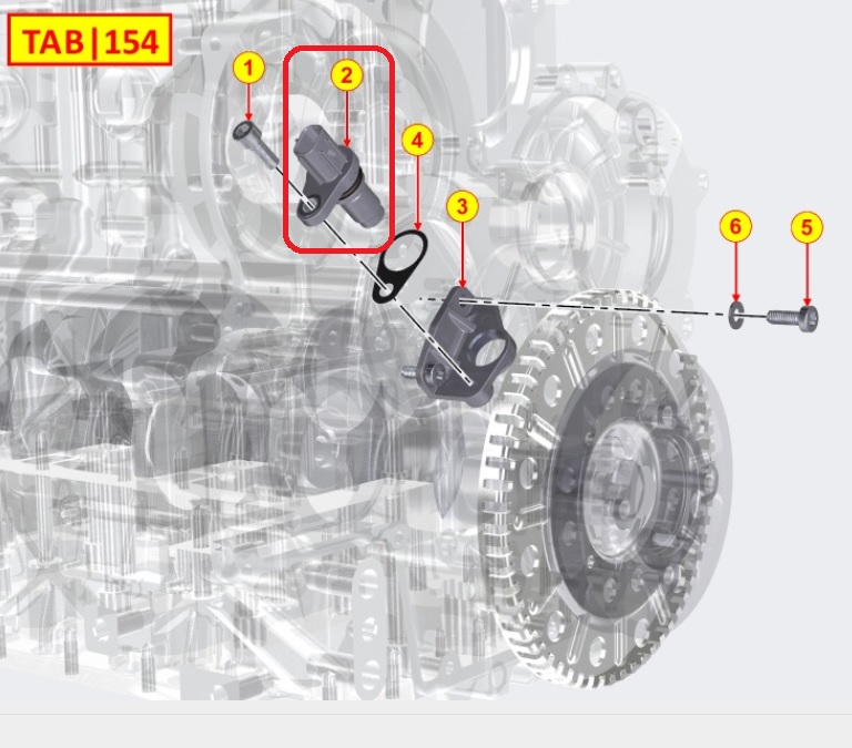 Crank sensor kohler ed0080891720s / kohler kdi1903tcr kdi2504tcr