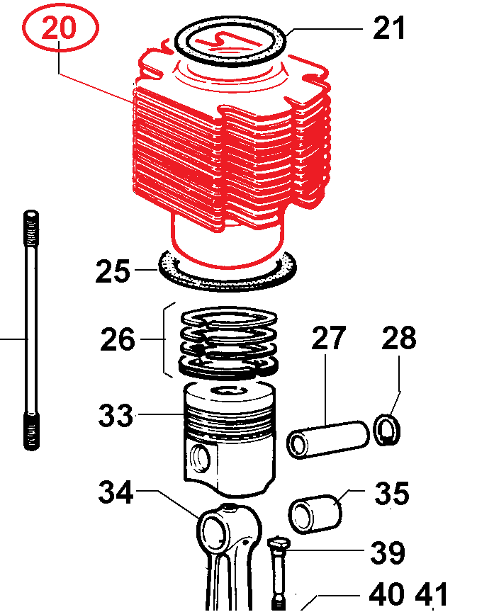 Dieselmotor Einspritzpumpe LOMBARDINI LDA672 LDA832 904 914 5LD675 2 6590 034 - Foto 2